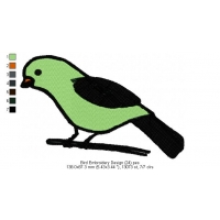 Bird Embroidery Design 24